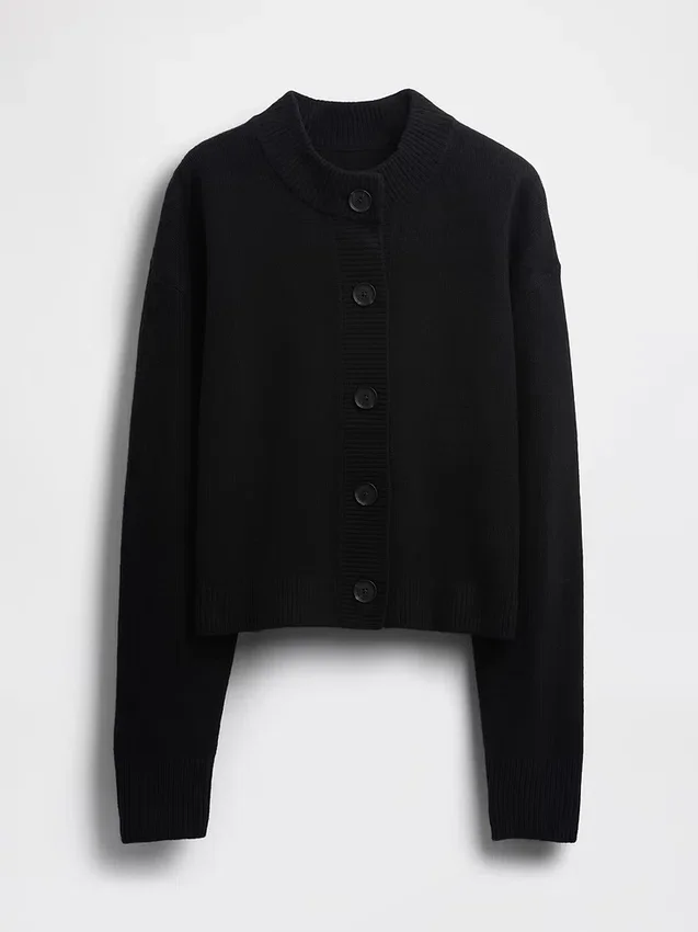 Oversized hrubě pletený kardigan CashSoft