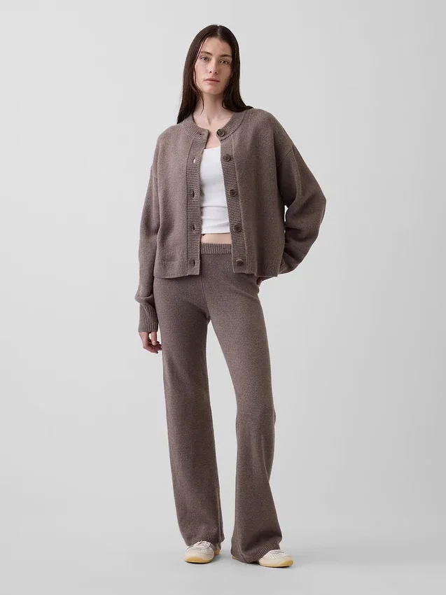 Oversized hrubě pletený kardigan CashSoft