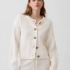 Oversized kardigan CashSoft s pleteným vzorem „shaker stitch“