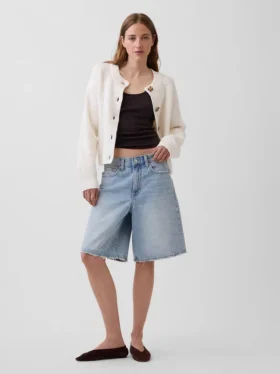 Oversized kardigan CashSoft s pleteným vzorem „shaker stitch“
