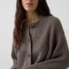 Oversized kardigan CashSoft s pleteným vzorem „shaker stitch“