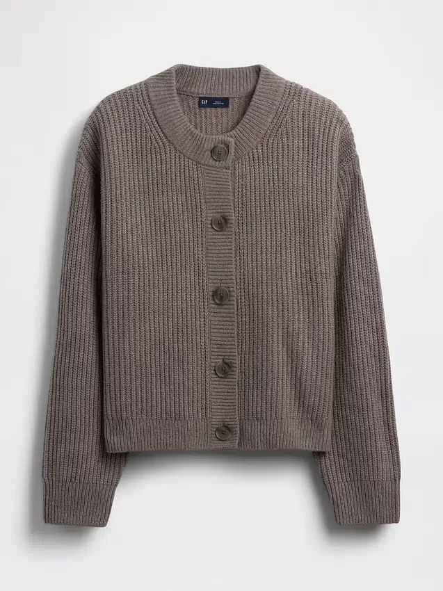 Oversized kardigan CashSoft s pleteným vzorem „shaker stitch“