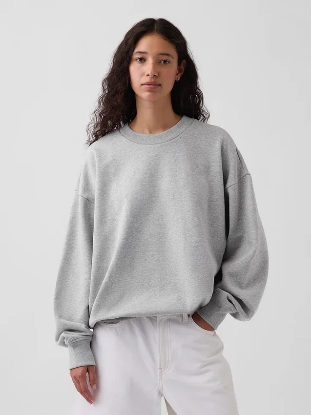 Oversized mikina pro dospělé z těžké látky