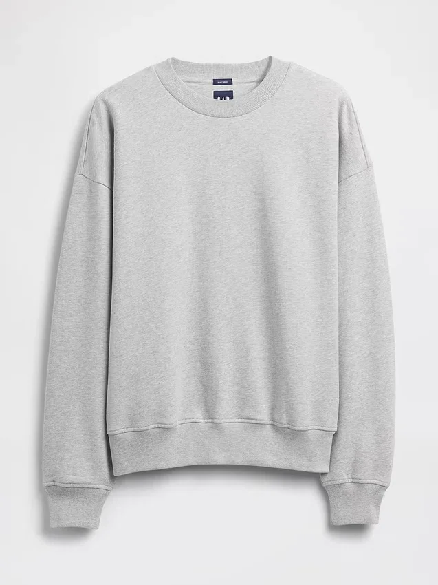 Oversized mikina pro dospělé z těžké látky