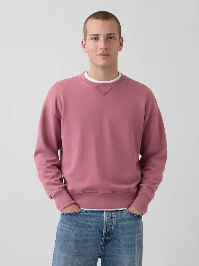 Oversized mikina pro dospělé z těžkého francouzského froté