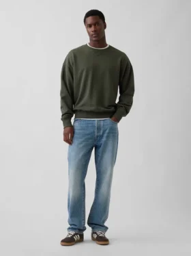 Oversized mikina pro dospělé z těžkého francouzského froté
