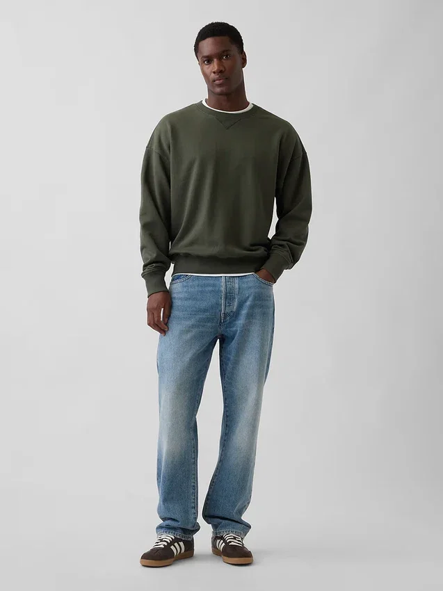 Oversized mikina pro dospělé z těžkého francouzského froté