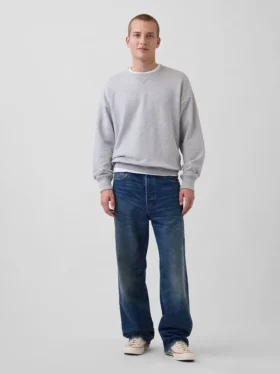 Oversized mikina pro dospělé z těžkého francouzského froté