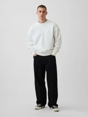 Oversized mikina pro dospělé z těžkého francouzského froté