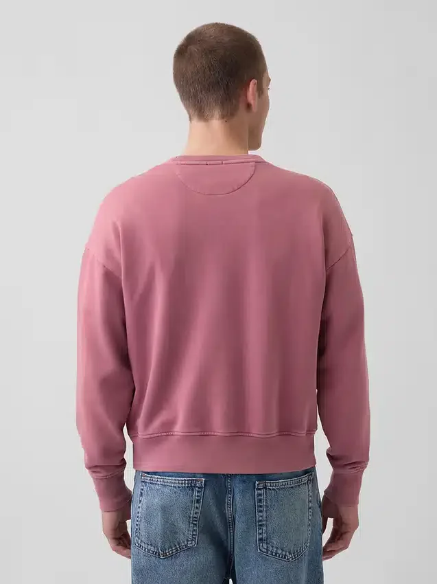 Oversized mikina pro dospělé z těžkého francouzského froté