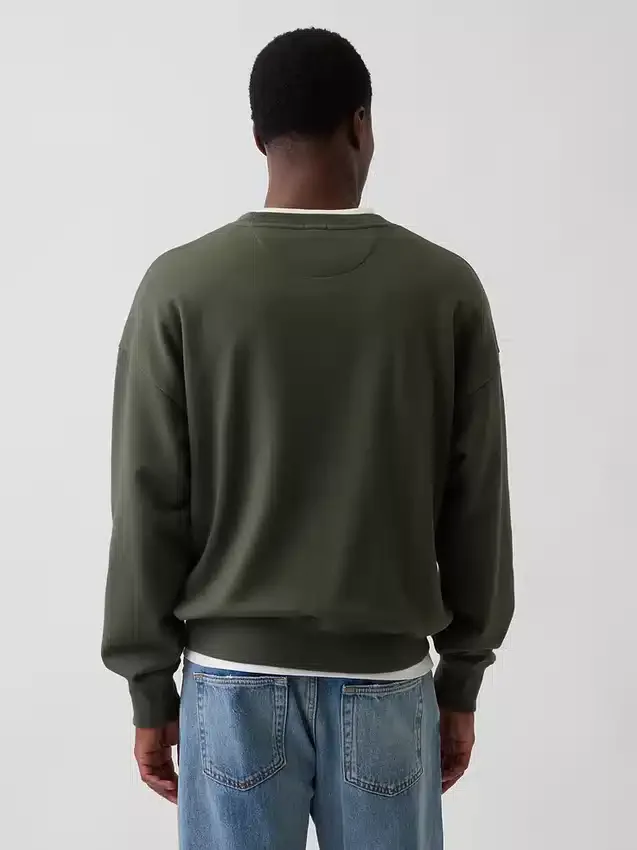 Oversized mikina pro dospělé z těžkého francouzského froté