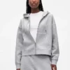 Oversized mikina s kapucí a zipem GapFit