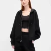 Oversized mikina s kapucí a zipem GapFit