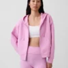 Oversized mikina s kapucí a zipem GapFit