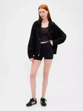 Oversized mikina s kapucí a zipem GapFit