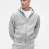 Oversized mikina s kapucí a zipem pro dospělé