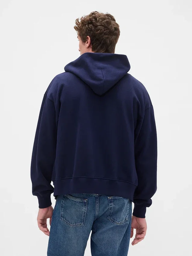 Oversized mikina s kapucí a zipem pro dospělé