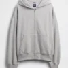 Oversized mikina s kapucí a zipem pro dospělé