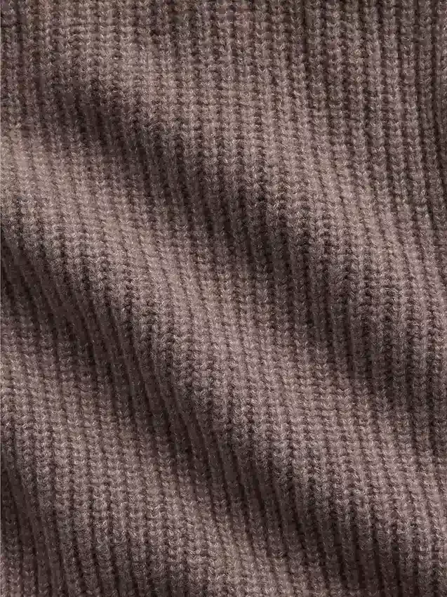 Oversized mikina s kapucí a zipem v pleteném vzoru „Shaker Stitch“ z materiálu CashSoft