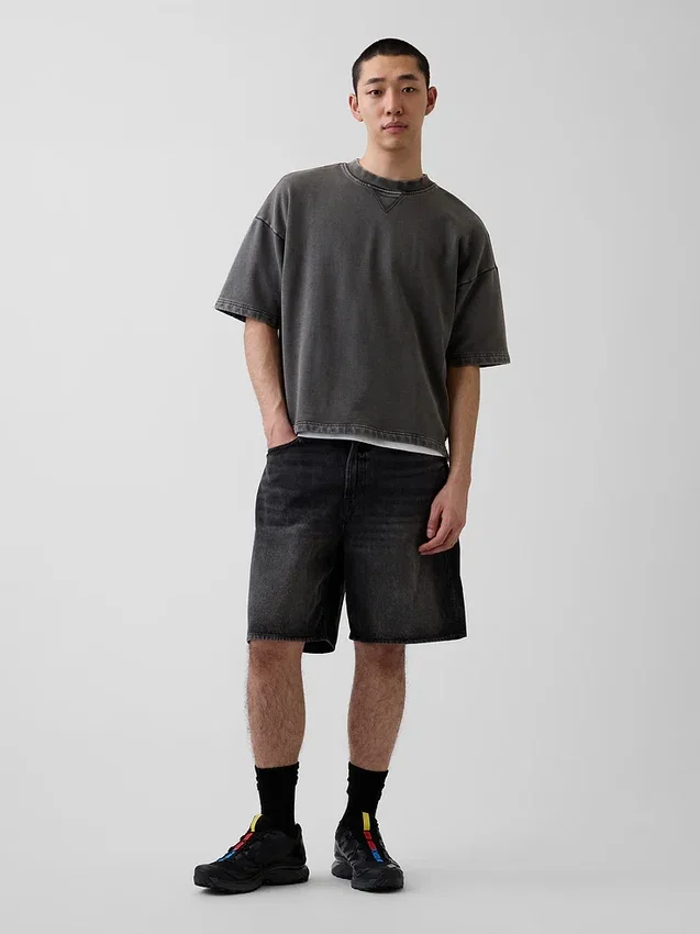 Oversized mikina z těžkého francouzského froté