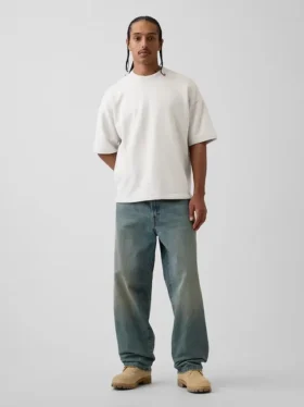 Oversized mikina z těžkého francouzského froté