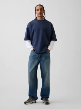 Oversized mikina z těžkého francouzského froté
