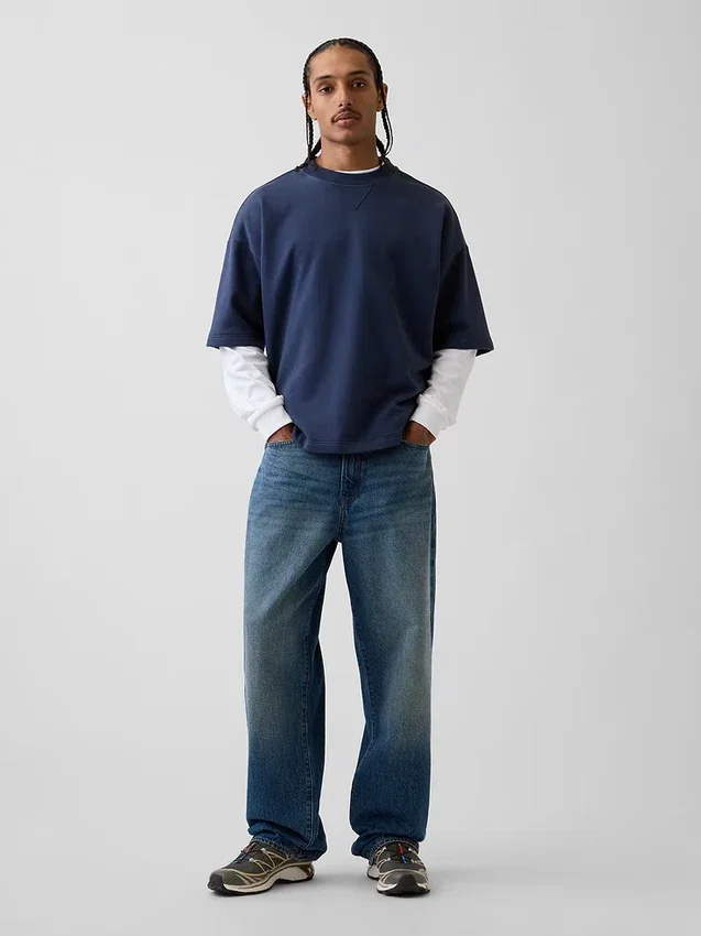 Oversized mikina z těžkého francouzského froté