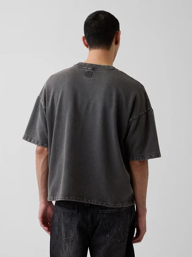 Oversized mikina z těžkého francouzského froté