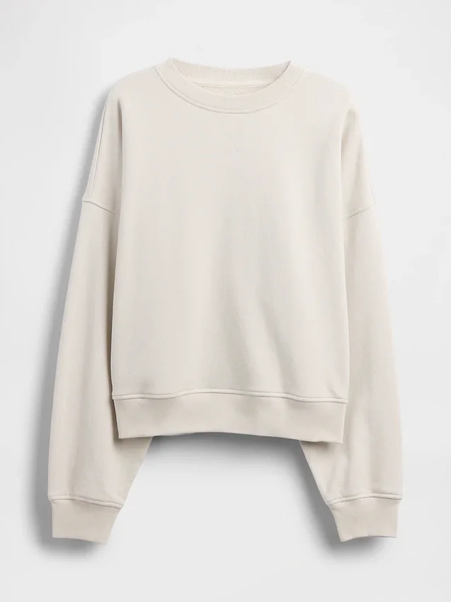 Oversized mikina z těžkého francouzského froté