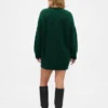 Oversized mini šaty s rolákem