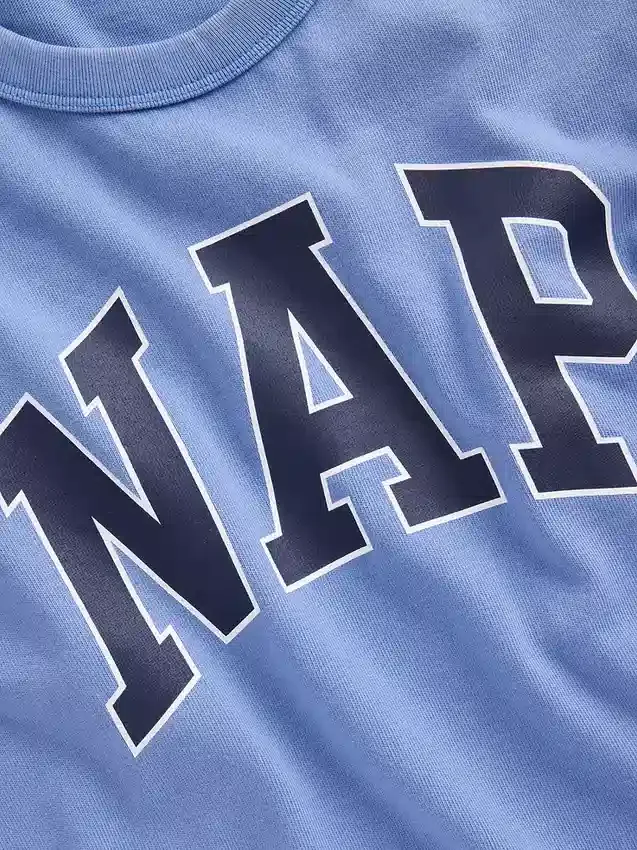 Oversized pyžamové tričko s logem Nap