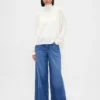 Oversized rolák s pointelle vzorem