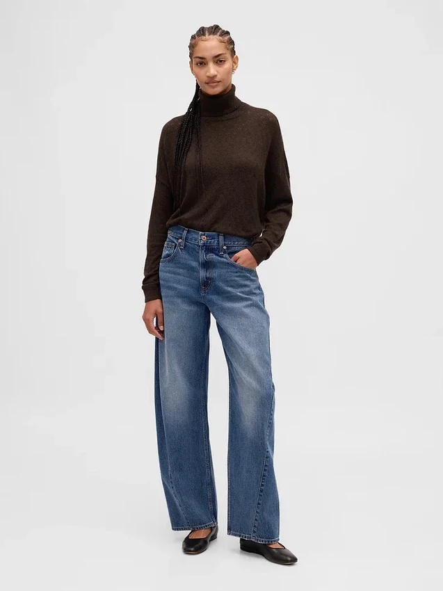 Oversized rolák s pointelle vzorem