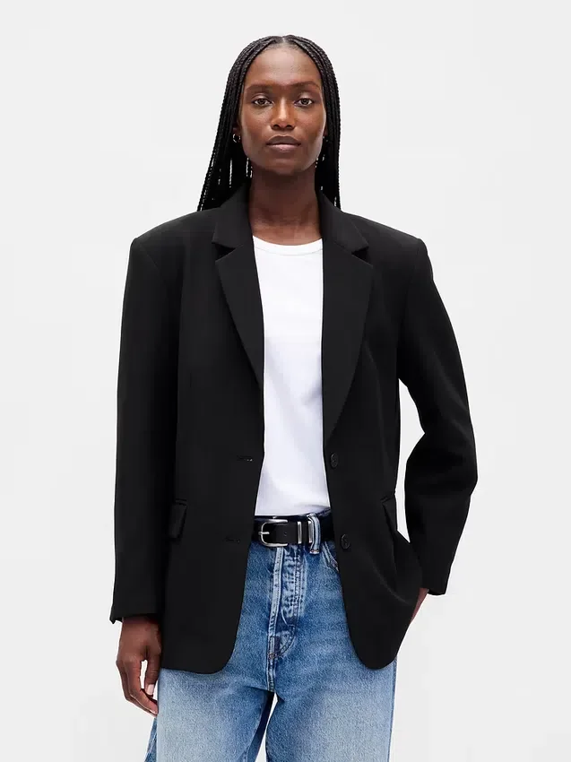 Oversized sako z materiálu Bistretch