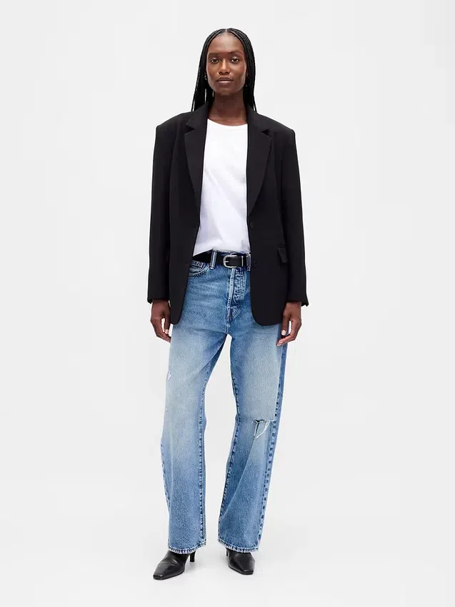 Oversized sako z materiálu Bistretch