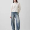 Oversized svetr s copánkovým vzorem z materiálu CashSoft