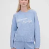 Oversized svetr s logem GAP × Summer Fridays