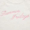 Oversized svetr s logem GAP × Summer Fridays
