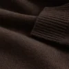Oversized svetr s výstřihem do V z materiálu CashSoft