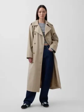 Oversized trenčkot
