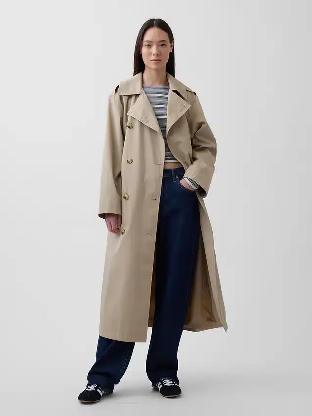 Oversized trenčkot