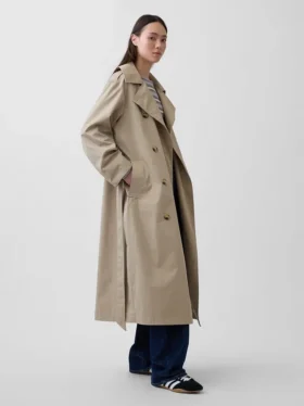 Oversized trenčkot