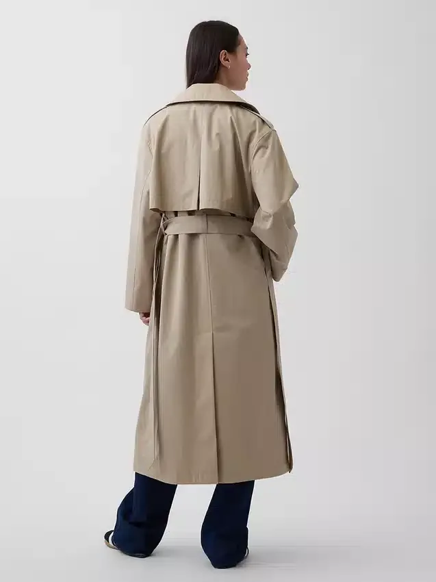 Oversized trenčkot