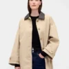 Oversized trenčkot z kepru