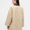 Oversized trenčkot z kepru