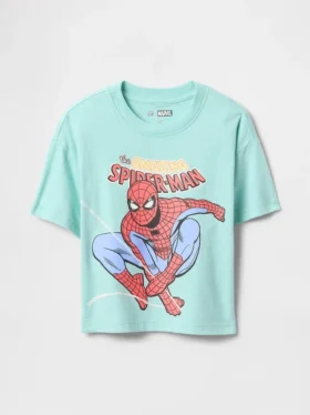 Oversized tričko s potiskem Marvel pro miminka a batolata