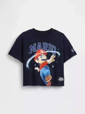 Oversized tričko s potiskem Super Mario pro batolata