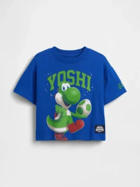 Oversized tričko s potiskem Super Mario pro batolata