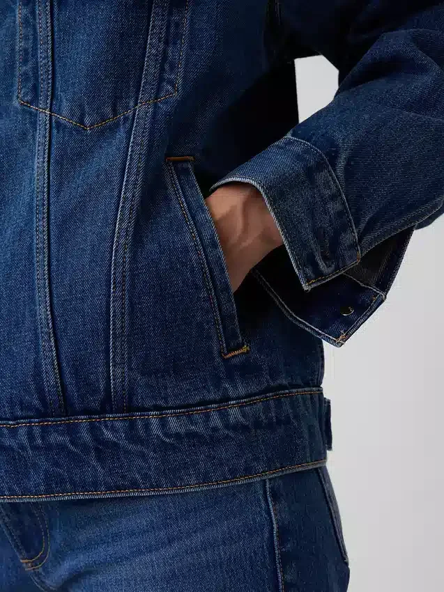 Oversizedová ikonická džínová bunda