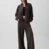 Oversizedová košile s knoflíky z těžkého francouzského froté